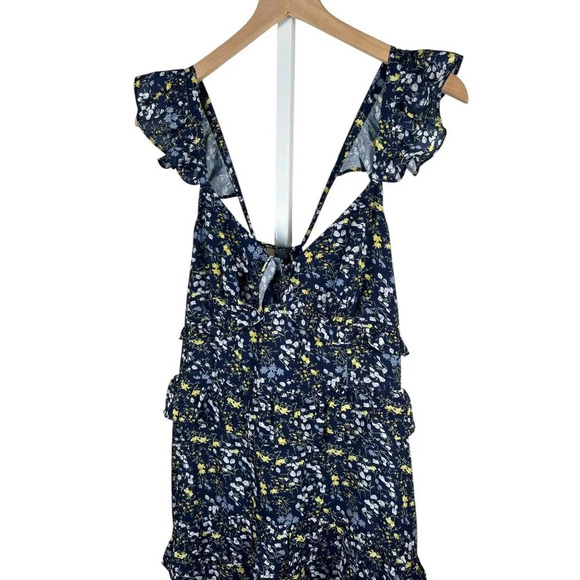 2/$30 Altar’d State Size Large Maxi Dress Tiered Ruffle Floral Boho - Picture 3 of 10